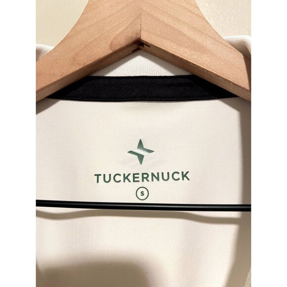 Tuckernuck Sport White Sleeveless Caroline Polo Tank Black Trim Size Small - Picture 6 of 6